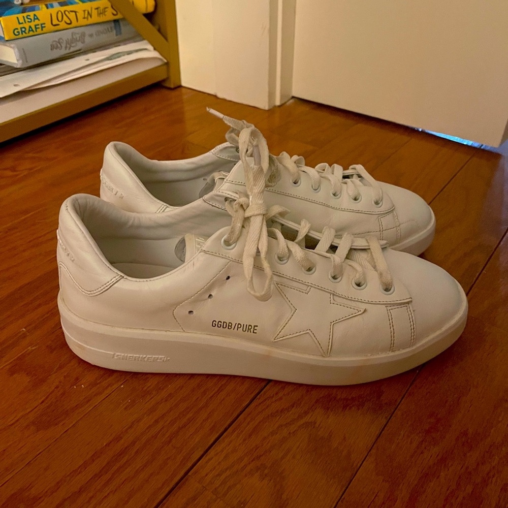 Golden Goose GGDB Purestar All White Sneakers